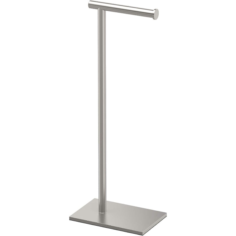 Satin Nickel Freestanding Toilet Paper Holder