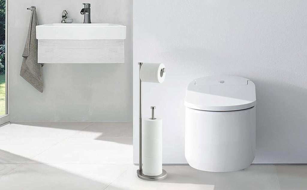 Freestanding Jumbo Toilet Paper Holder