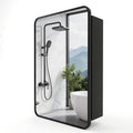 24×16 Inch Aluminum Frame Mirror Medicine Cabinet