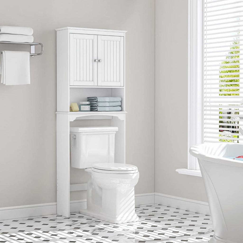 Door‑Equipped Over‑Toilet Storage Cabinet