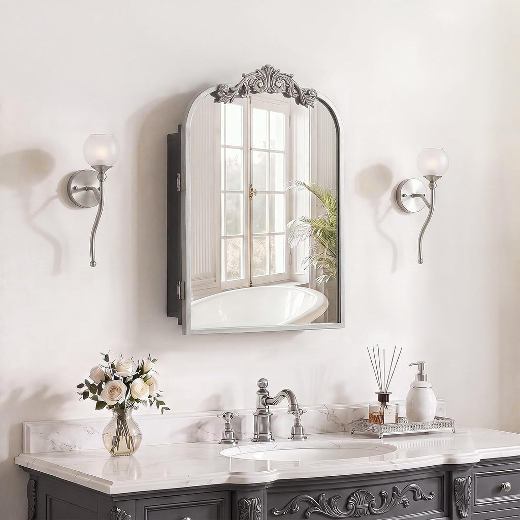 Vintage Mirror Medicine Cabinet 16×24 Inch