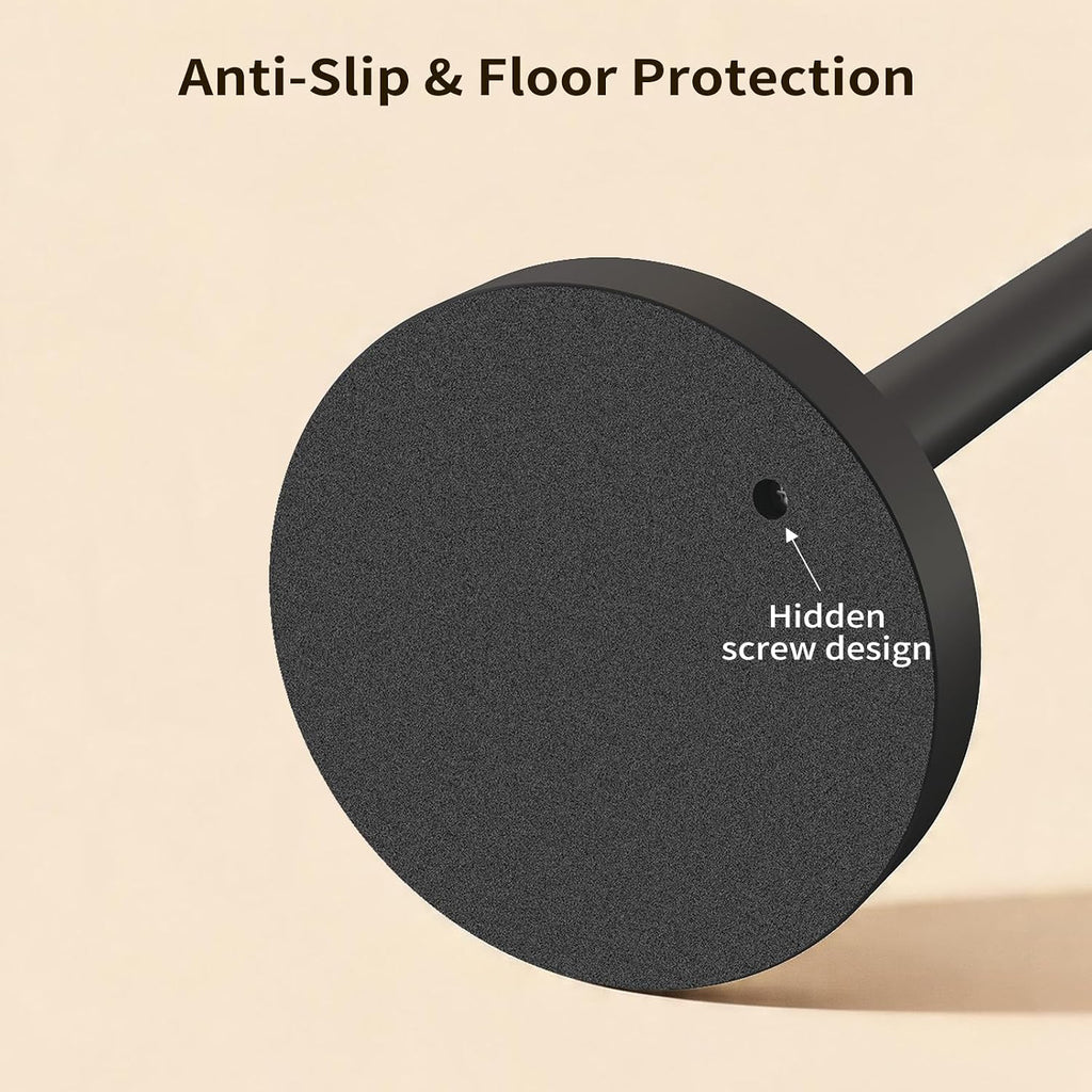 Matte Black Freestanding Toilet Paper Holder