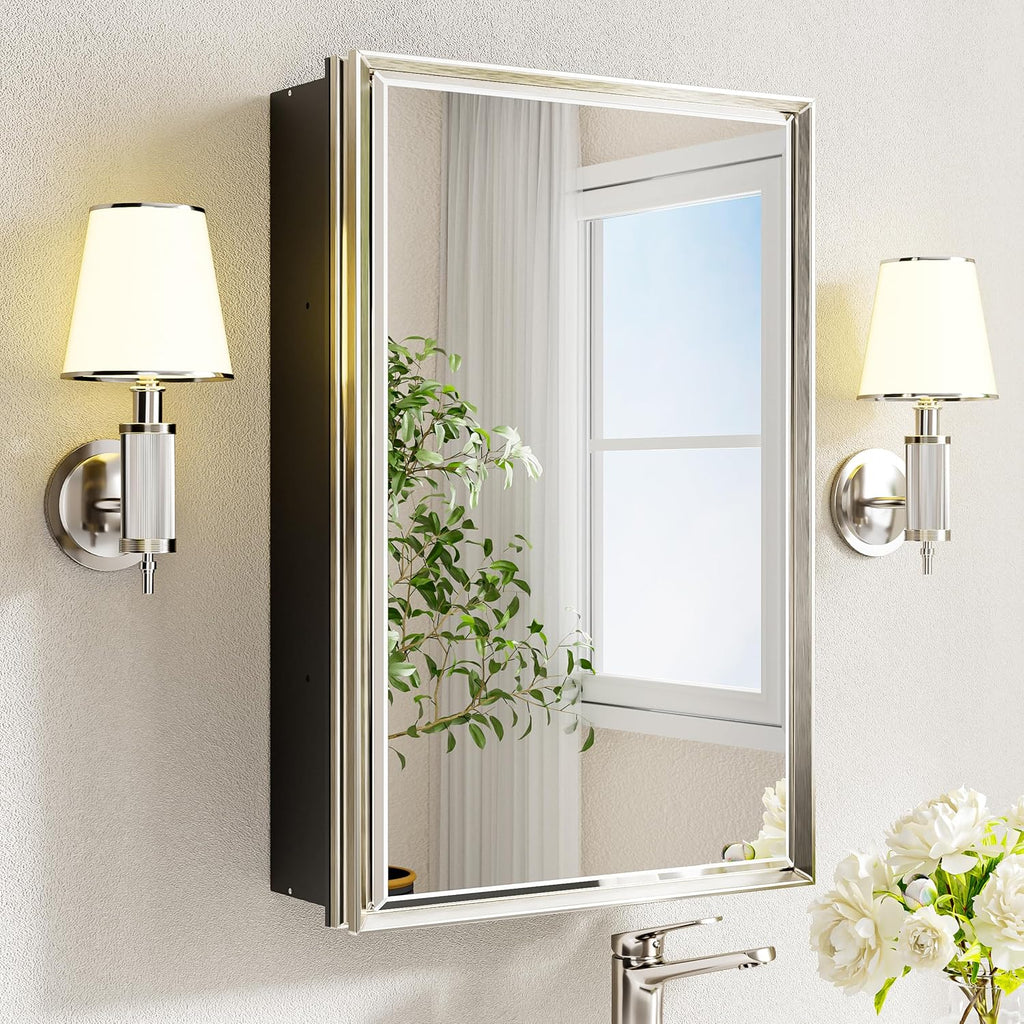 16×24 Inch Mirror Medicine Cabinet